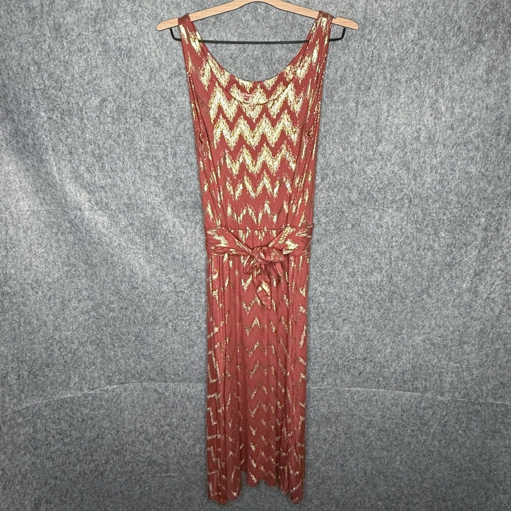 Soft Surroundings Alessandra Maxi Metallic Dress- Sz‎ MP